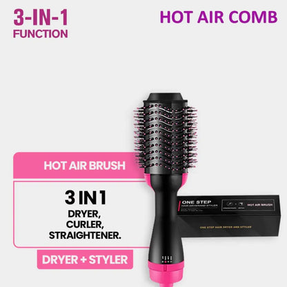 One Step 3 In 1 Hot Air Brush One Step Hair Dryer And Volumizer Styler and Dryer Blow Dryer Brush Professional Revlon Hair Dryer Brush