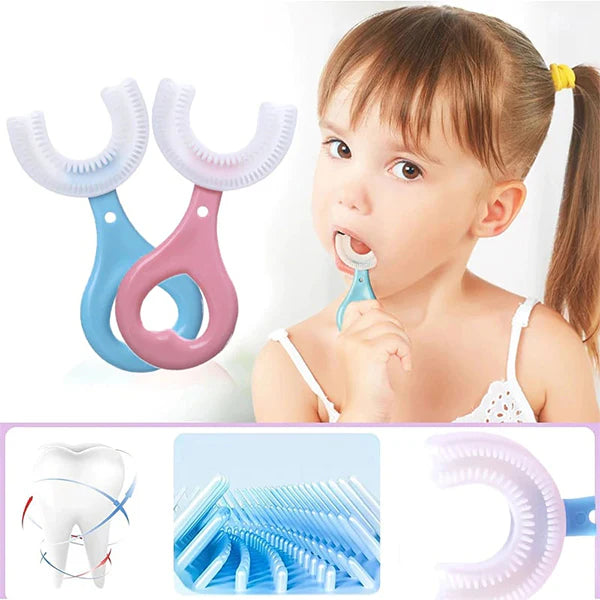 U-shaped Toothbrush For Toddlers & Kids