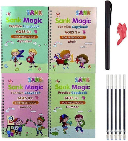 Sank Magic Practice Book for Kids (Set of 4 Books)