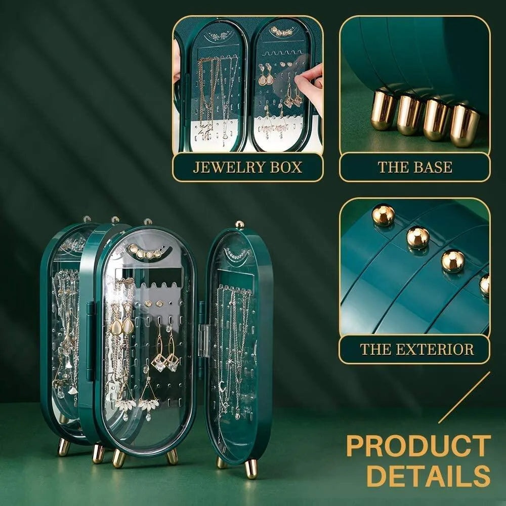 Foldable Jewellery Box with Mirror