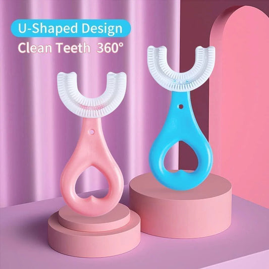 U-shaped Toothbrush For Toddlers & Kids