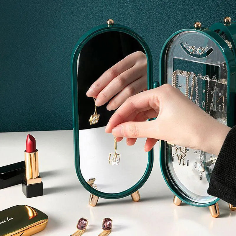 Foldable Jewellery Box with Mirror
