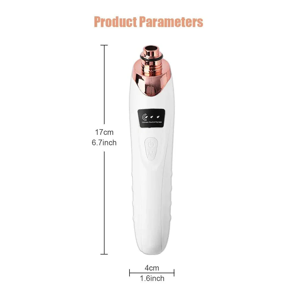 Electric Blackhead Remover, Vacuum Acne Cleaner, Black Spots Removal Device, Pore Cleaner Machine, Skin Care Tools, 5 Heads Suction Machine, Vacuum Electric Black Head Extractions Tool, Electric Facial Pore Cleaner, Exfoliating Beauty Device
