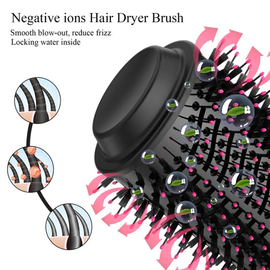 One Step 3 In 1 Hot Air Brush One Step Hair Dryer And Volumizer Styler and Dryer Blow Dryer Brush Professional Revlon Hair Dryer Brush